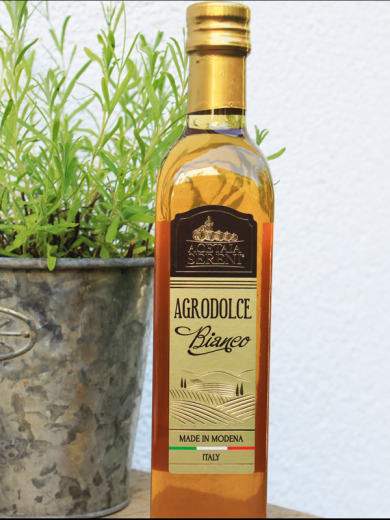 Aceto Balsamico ”Bianco" - Condimento Alimentare Agrodolce - 1000ml 