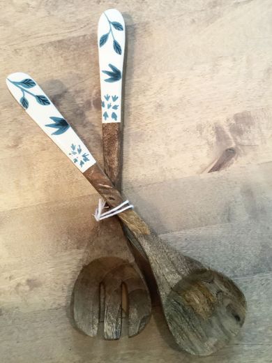 Holzbesteck "blauBlume" 