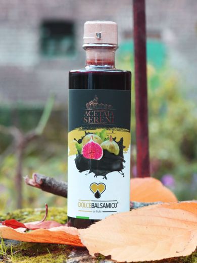 Aceto Balsamico ”Feige" - Condimento alimentare aromatizzato ai fichi - 250ml 