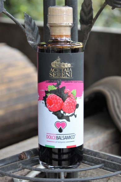 Aceto Balsamico ”Himbeere" - Condimento alimentare aromatizzato al lampone - 250ml 