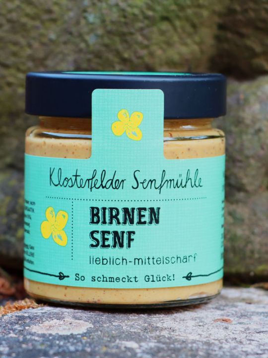 Birnen Senf - lieblich/mittelscharf- 190 ml 