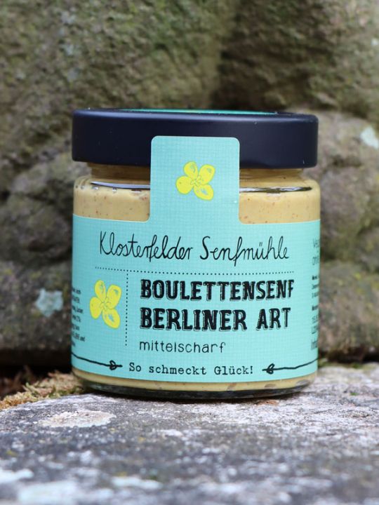 Bouletten Senf - Berliner Art- mittelscharf- 190 ml 
