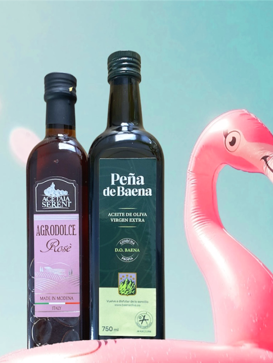 Agrodolce Rosé + Olivenöl extra nativ Pena de Baena 